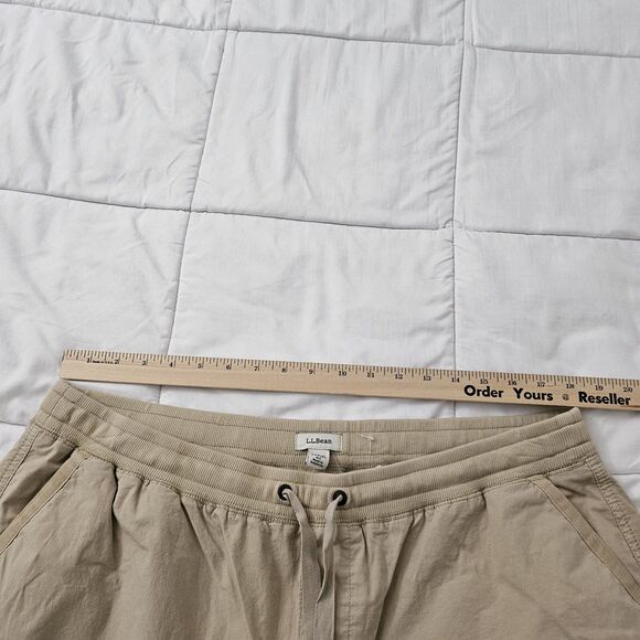 LL Bean Pants Womens 1X Sandbar Ripstop Pull On Capri Drawstring Outdoor NWT - Picture 8 of 10